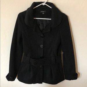 Black coat size small